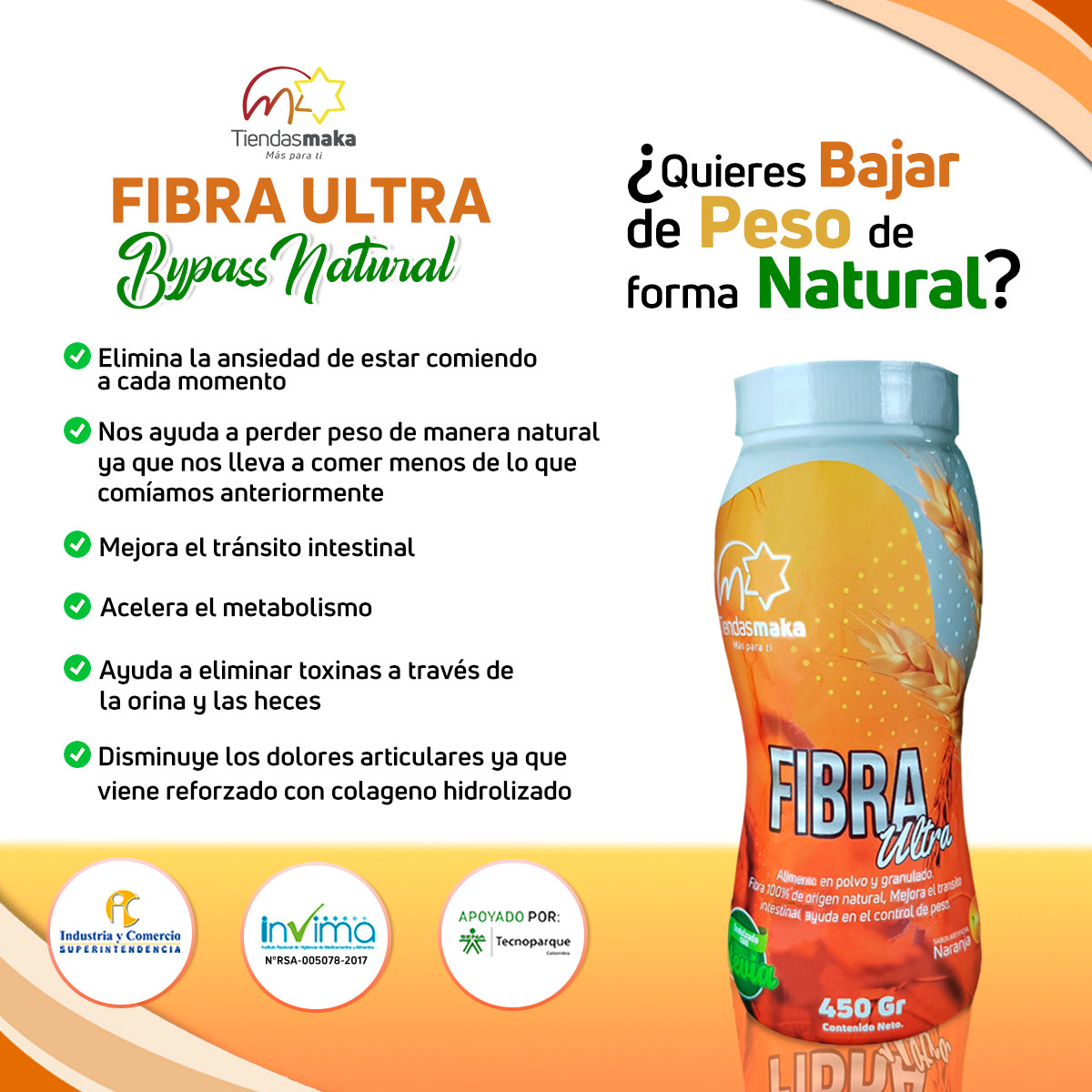 Miniatura 2 de Fibra natural para adelgazar